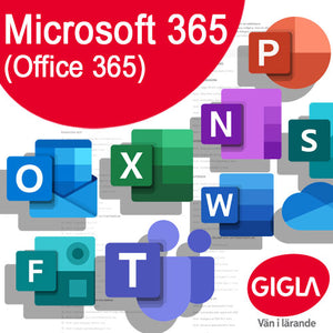 Microsoft 365 (Office 365) - MECENAT - Omfattande kursutbud  - 10 olika kurser!